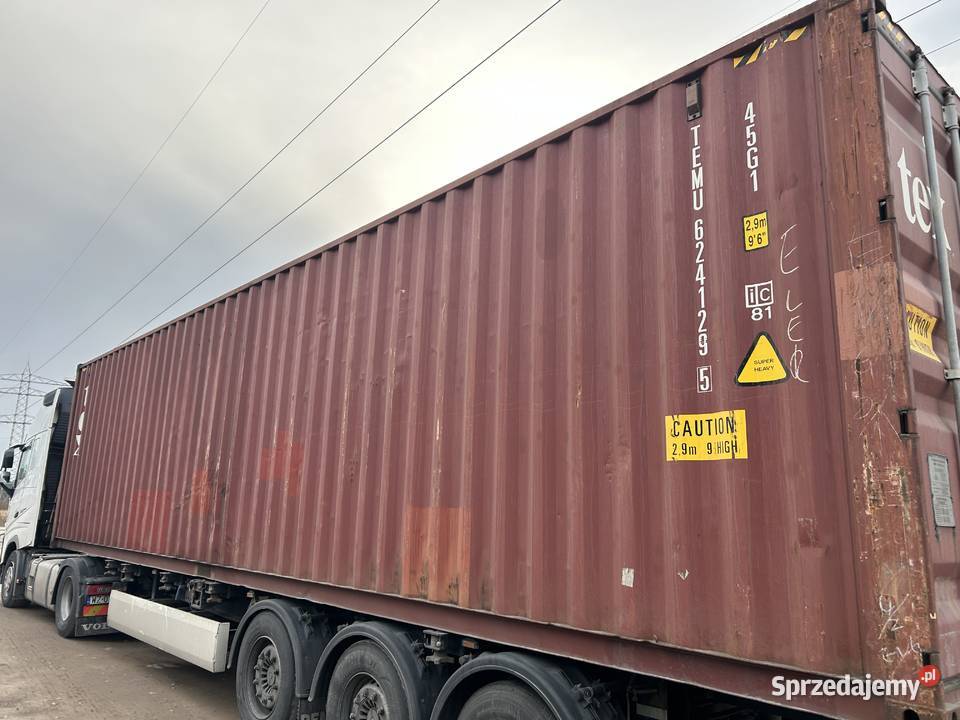 Kontener magazynowy 40HC używany 12 m pomorskie Gdynia