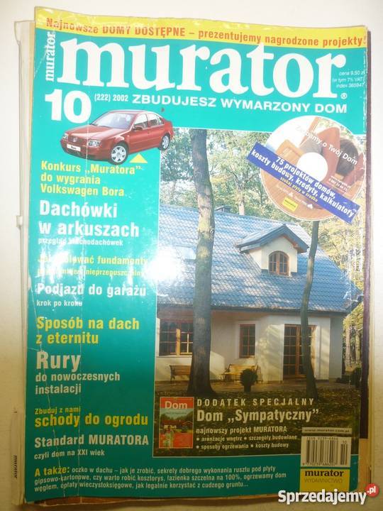 MURATOR GAZETA ZBUDUJESZ WYMARZONY DOM 2002 Czasopisma Warszawa