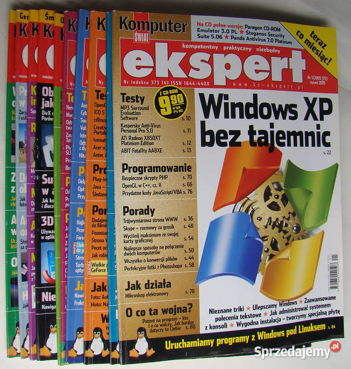 Komputer Świat Ekspert rocznik 2005 z CD Limanowa