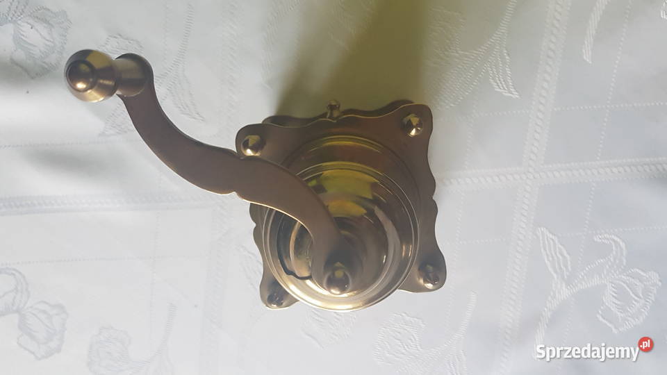 młynek do kawy z mosiądzu Przedwojenny Tarnowskie Góry