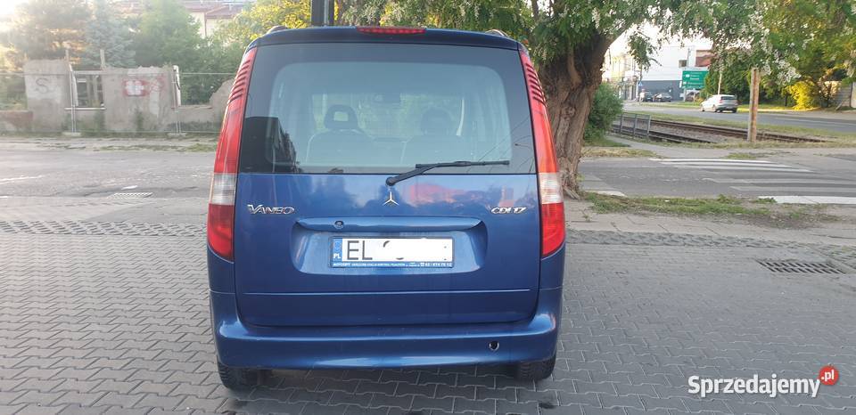 Mercedes vaneo zadbany 17 d Łódź sprzedam