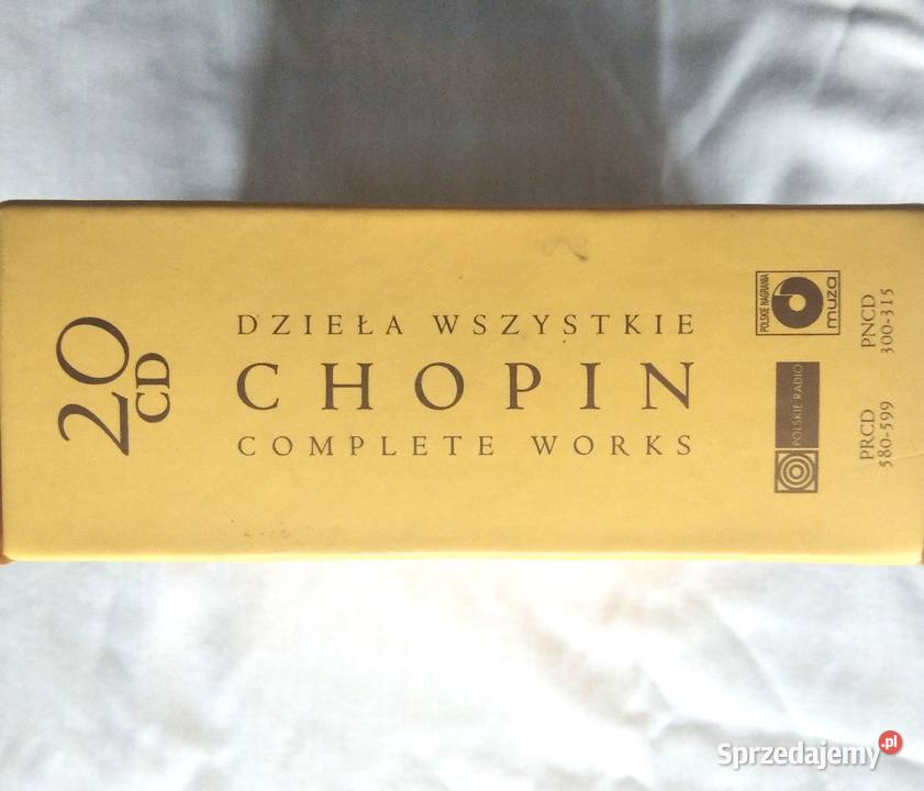 ChopinDzieła wszystkie Box 20cd Unikat Płyty i kasety Gdańsk