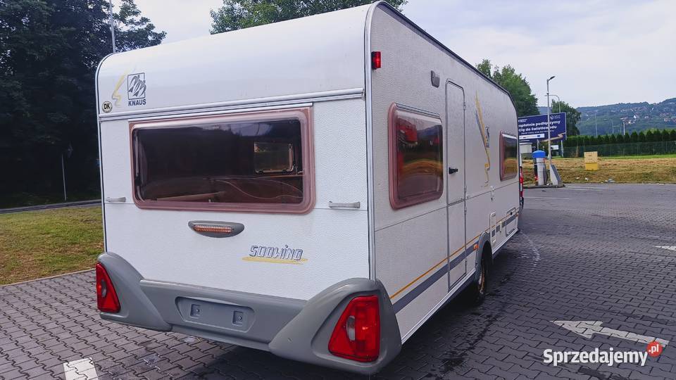 przyczepa kempingowa łóżka piętrowe campingowa Międzybrodzie Bialskie sprzedam