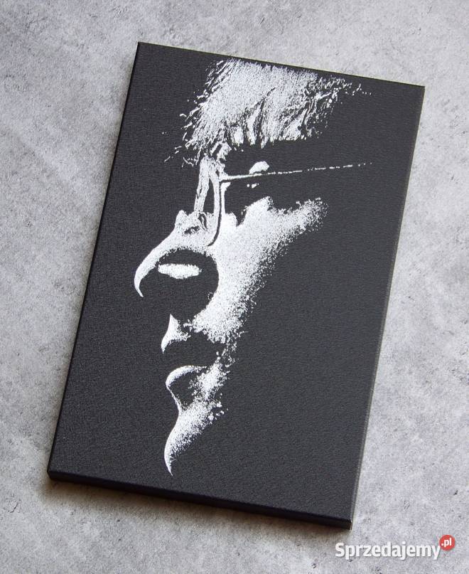 John Lennon Obraz ręcznie grawerowany Sandomierz