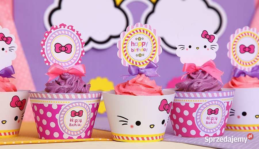 Hello Kitty kot kotek szablony urodziny słodki Poznań