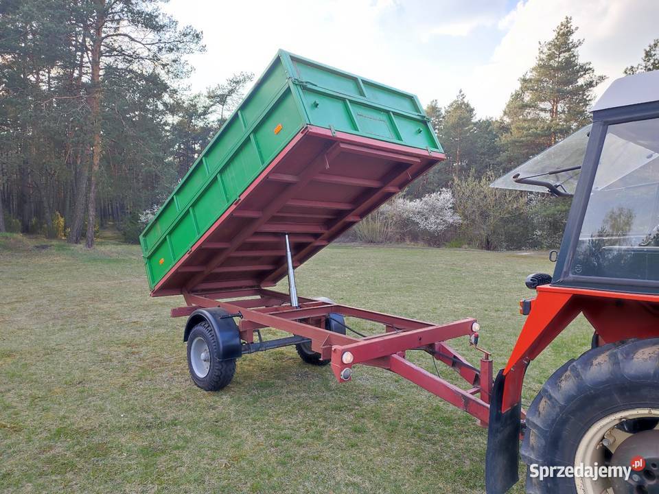 Przyczepa rolnicza jednoosiowa wywrotka Głowno