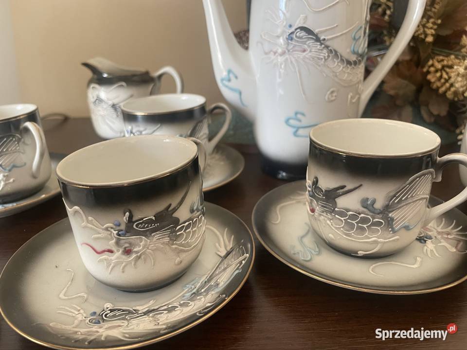 Japoński zestaw z porcelany do kawy Wrocław sprzedam