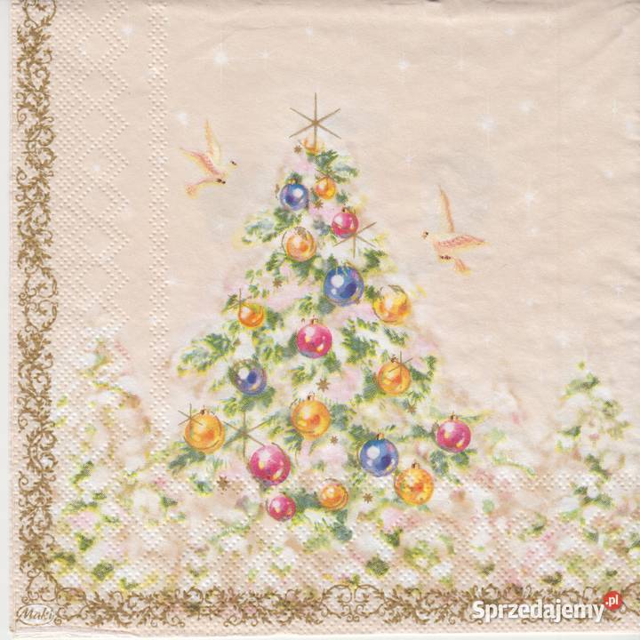 Decoupage serwetki Boże Narodzenia zestaw 6