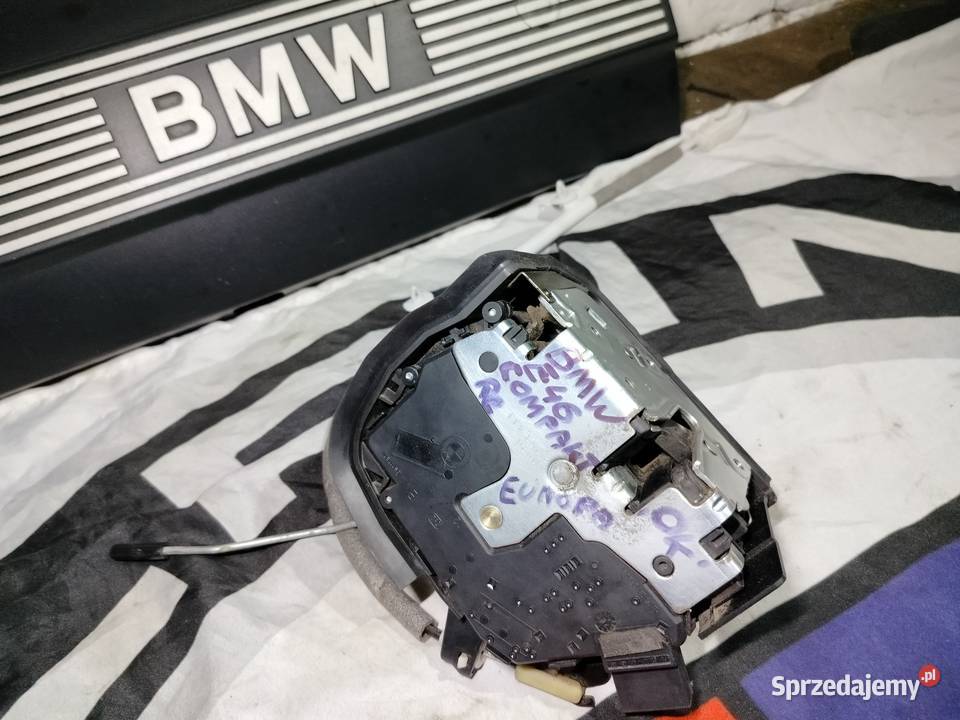 Bmw e46 Compakt zamek drzwi prawy Europa 100 łódzkie Aleksandrów Łódzki