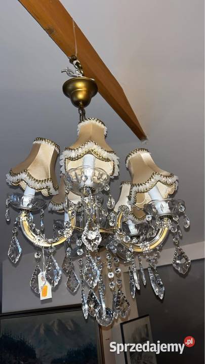 Żyrandol kryształowy Pięcioramienny Gdańsk