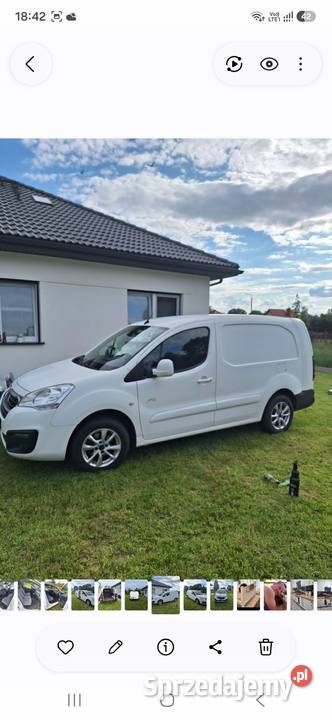 Peugeot Partner 16 Blue HDI 2016 Automat Lublin