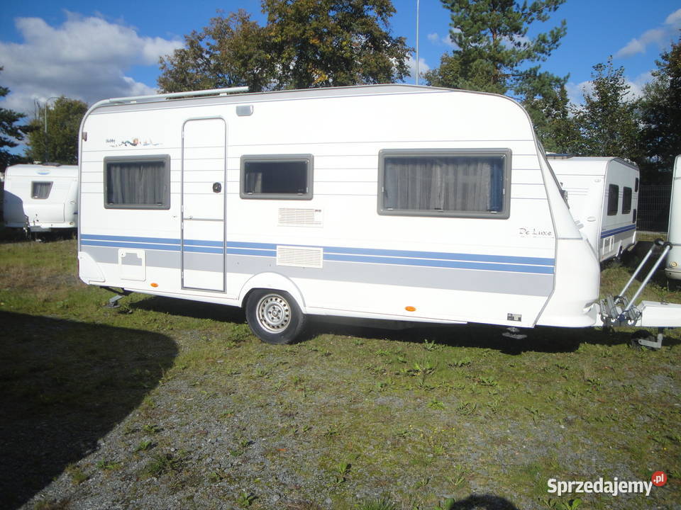 Przyczepa Hobby 495 wc namiot 5 6 osobowa waga Kąpino sprzedam