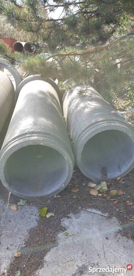 Rury betonowe dn 1000mm i dn 600mm na przepust śląskie Katowice