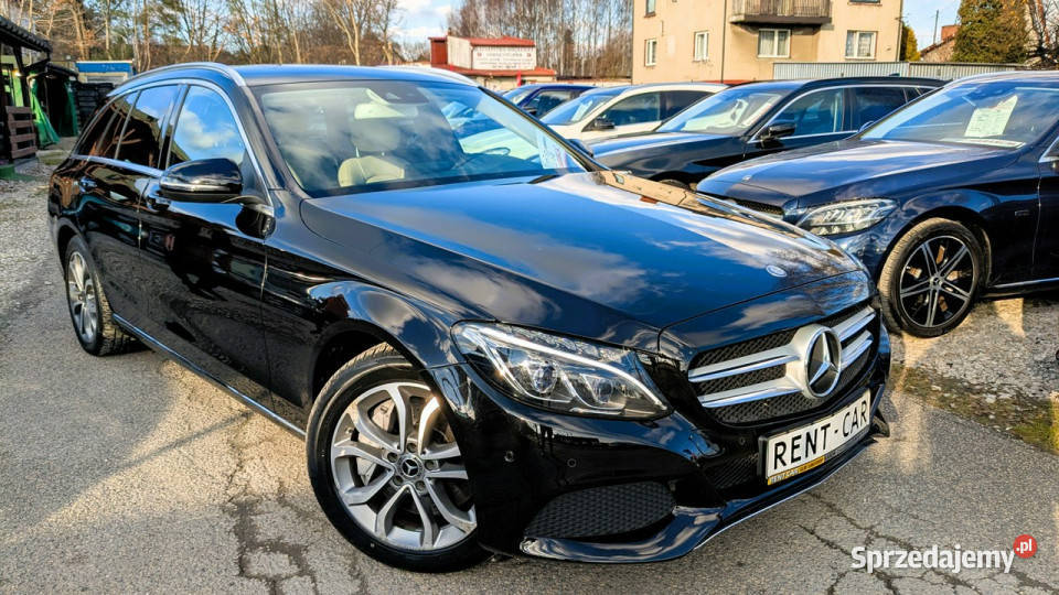 Mercedes C 350 20E292OPŁACONYBezwypadkowyHybryda czarny Częstochowa sprzedam