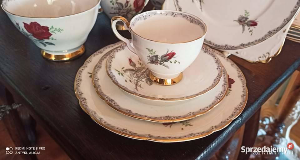 Filiżanka z talerzykiemRoyal Stafford Roses to pomorskie Gdańsk