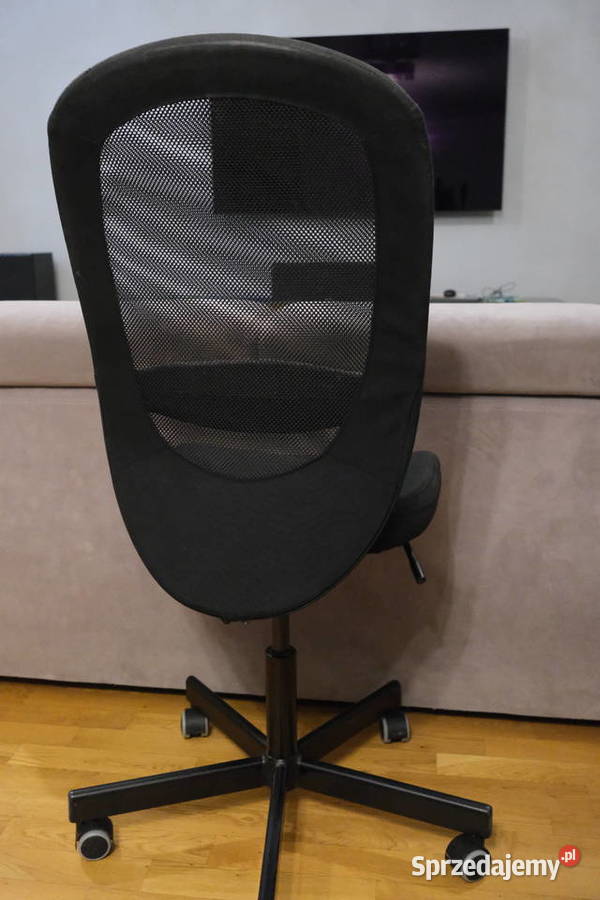 Krzesło biurowe obrotowe IKEA FLINTAN czarne Warszawa sprzedam