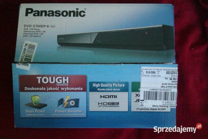 Odtwarzacz DVD PANASONIC S700EPK Warszawa sprzedam