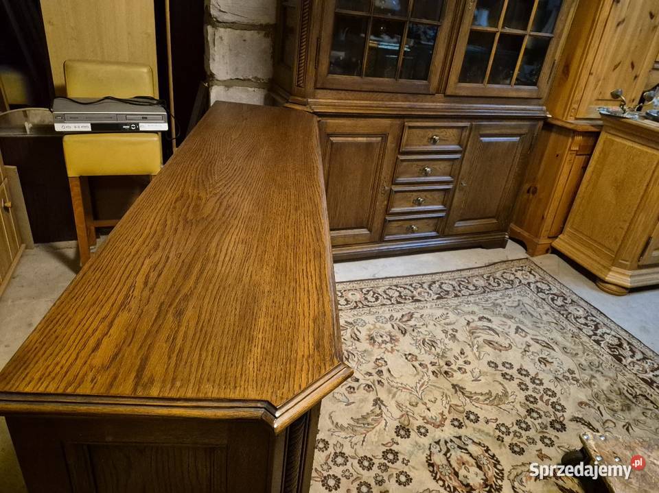 Piękne meble dębowe komoda witryna meble dębowe Sypniewo