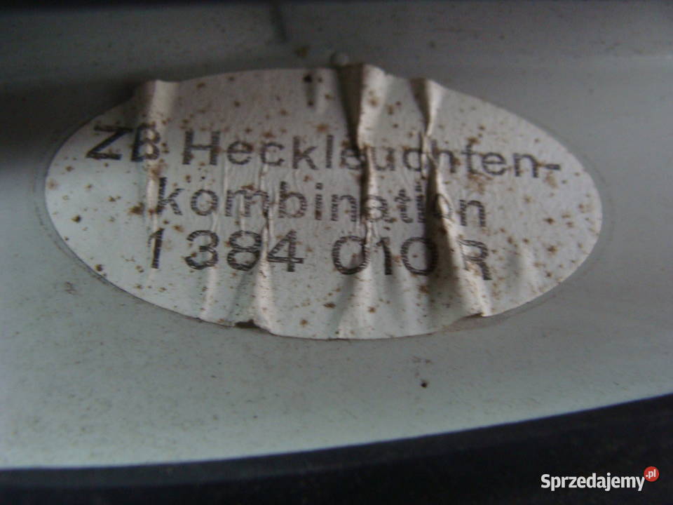 BMW 5 E34 8894 LAMPA TYŁ PRAWA SEDAN 1384010R lampy tylne Oświetlenie zachodniopomorskie Goleniów