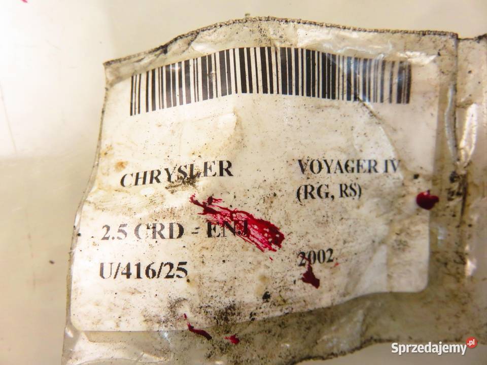WTRYSKIWACZ CHRYSLER VOYAGER IV 25 CRD osobowe sprzedam