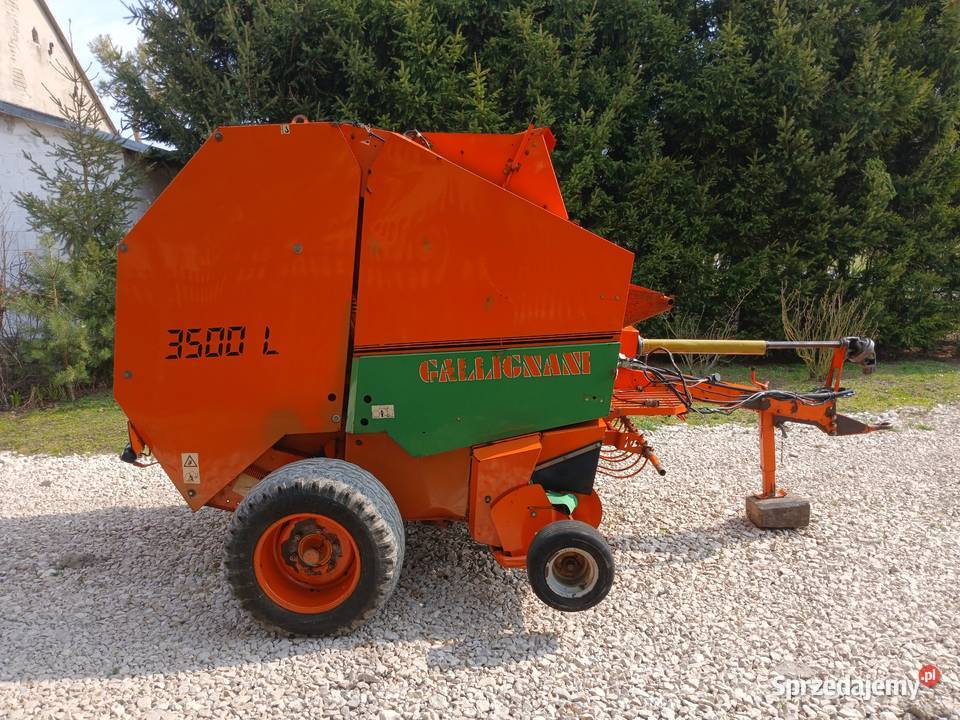 Prasa GALLIGNANI 3500L rolująca vicon krone świętokrzyskie Chlewice