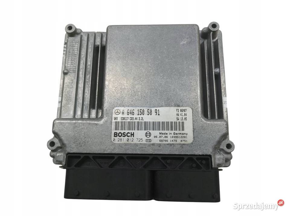 STEROWNIK SILNIKA A6461505091 0281012725 22 D Rok produkcji 2005