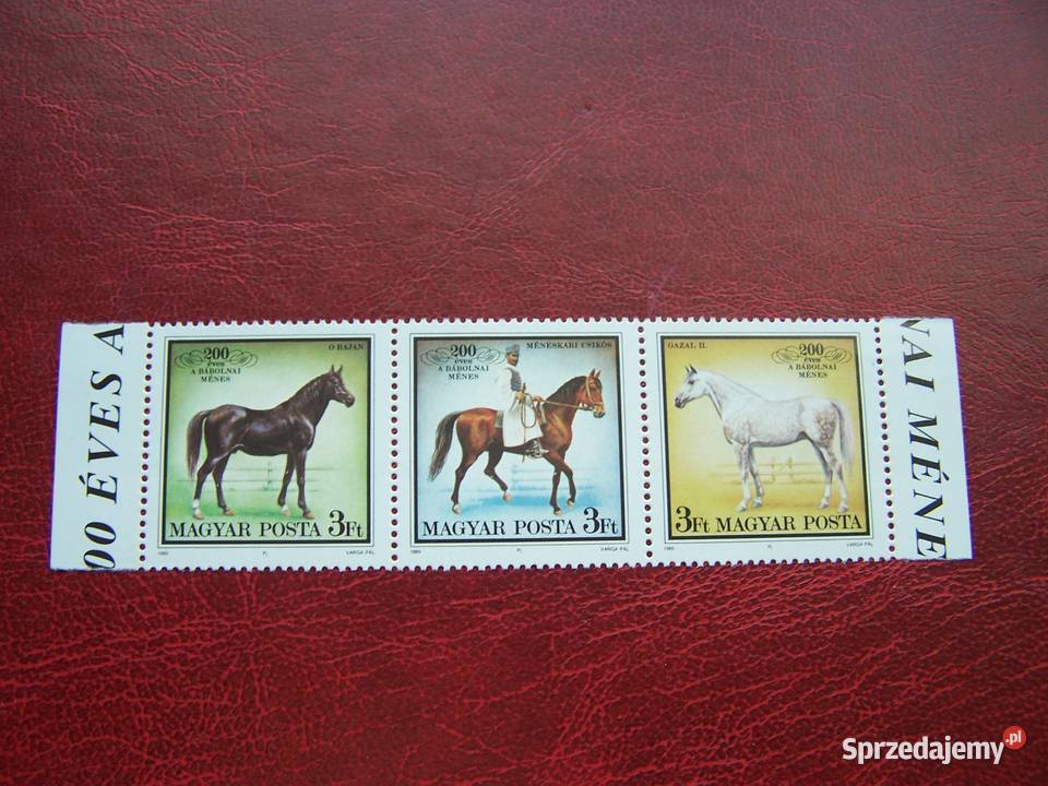 Węgry1989 MNH mi 401517 Fauna Konie Tychy