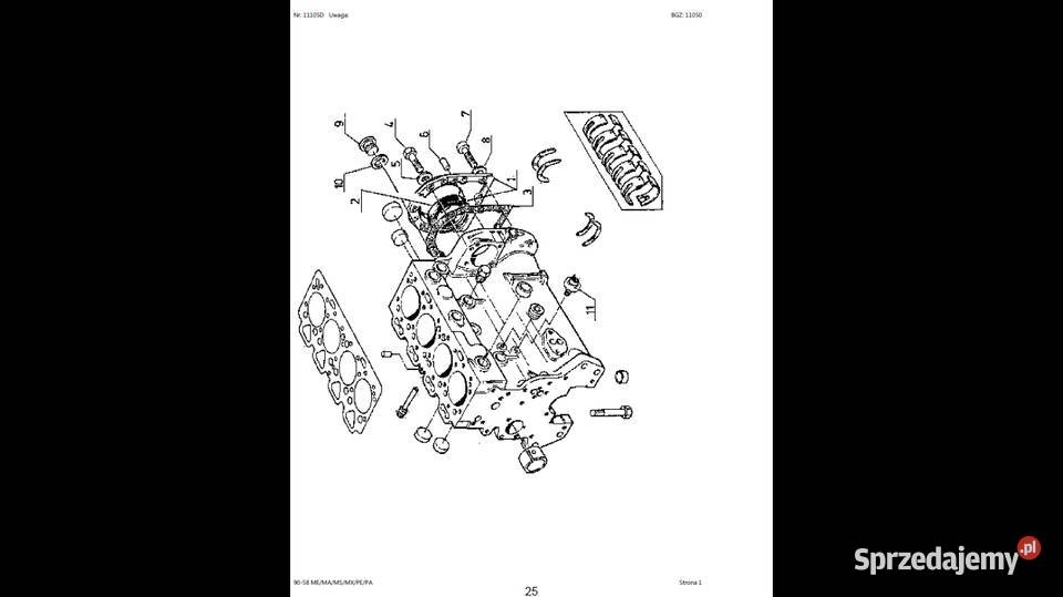 RENAULT 905834 MEMAMSMXPEPA katalog części Rok wydania 1999 Gdańsk sprzedam