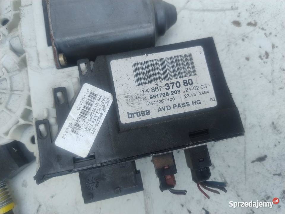 MECHANIZM PODNOŚNIK SZYBY PRAWY PRZÓD CITROEN C8