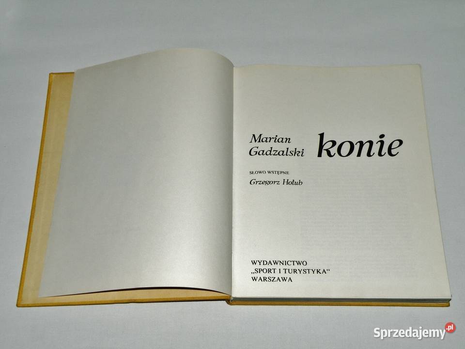 Konie Marian Gadzalski album WSiT 1978 kujawsko-pomorskie Bydgoszcz