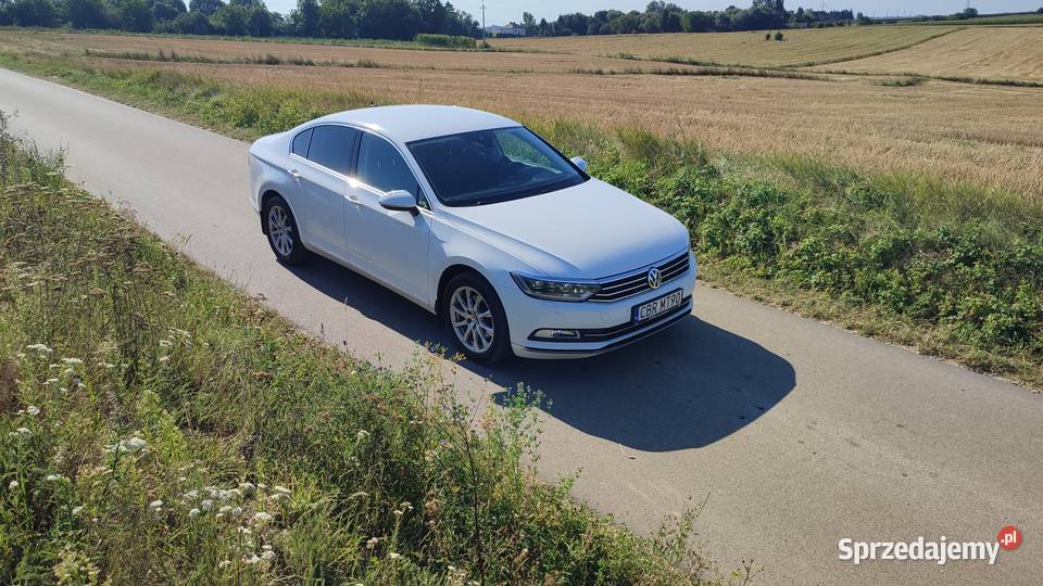 vw passat B8 SALONPOLSKA bezwypadkowy biały sprzedam
