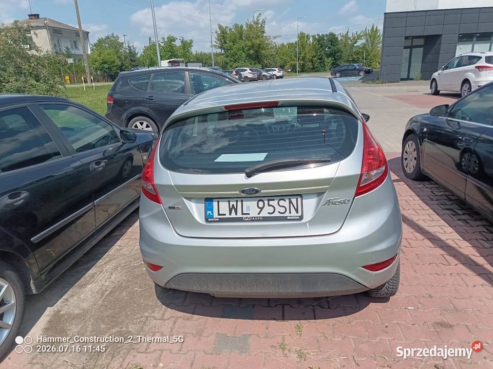 Ford Fiesta 2009r 18 diesel 75 auto immobilizer Włodawa