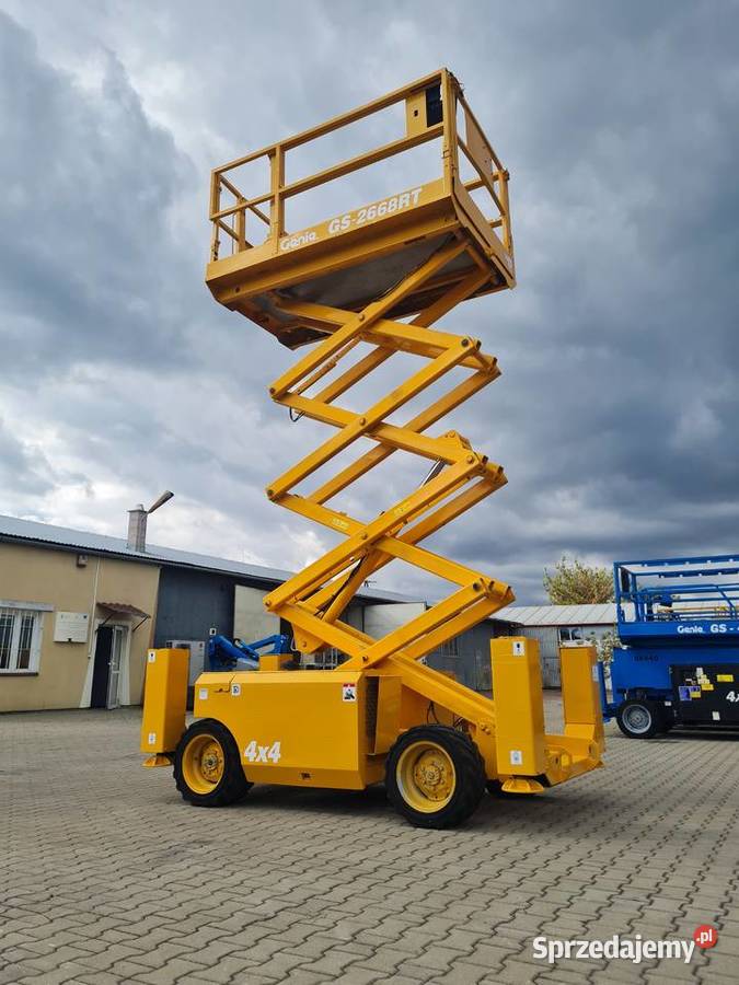Podnośnik nożycowy spalinowy Genie GS2668RT wys Rok produkcji 2008 Dąbrowa Tarnowska sprzedam