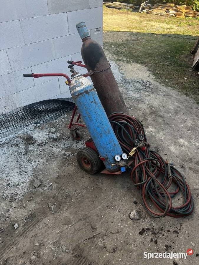 Zestaw do spawania gazowego wózek butle przewody podlaskie Dubiażyn