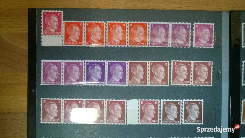 znaczki III RZESZA zestaw 81 czyste Warszawa
