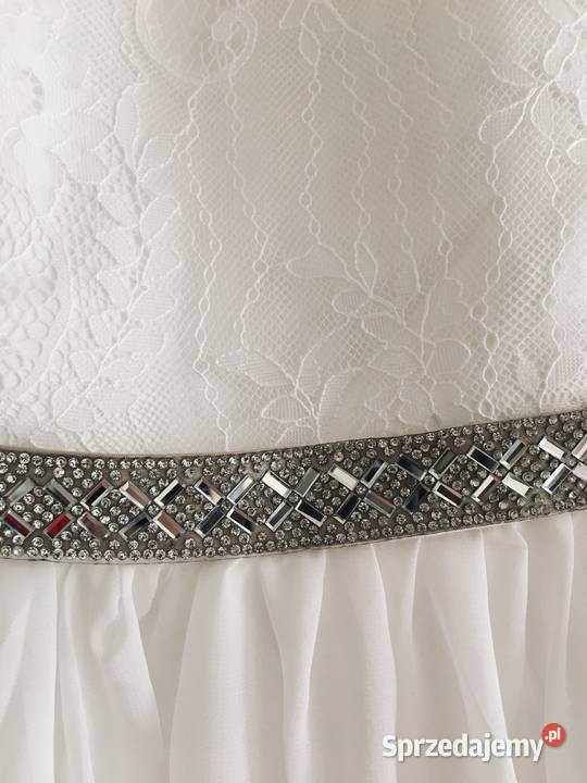 Suknia ślubna Ivory rękawy 36 38 40 42 Linia "A" Jelenia Góra