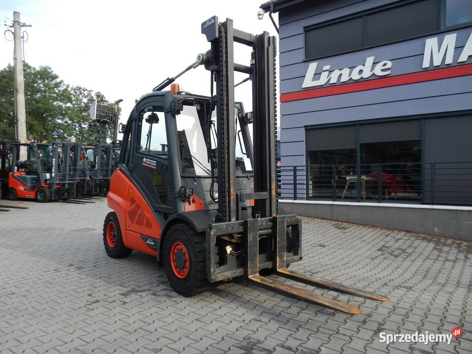 Wózek widłowy Linde H50D02 Przesuw boczny BD2211 Mogilany