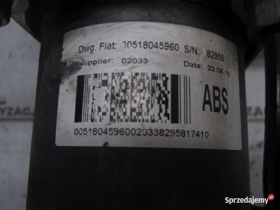 FIAT DUCATO III 10r pompa ABS 00518045960 Kielce sprzedam