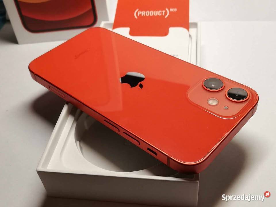 Apple IPhone 12 Mini 64GB Product RED Oryginalny wielkopolskie Ostrów Wielkopolski sprzedam