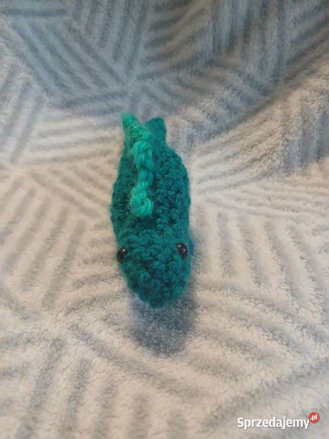 Pluszowy dinozaur na szydełku Warszawa