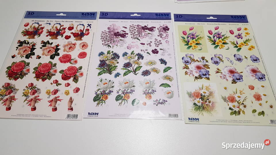 Decoupage papier 3D zestaw II
