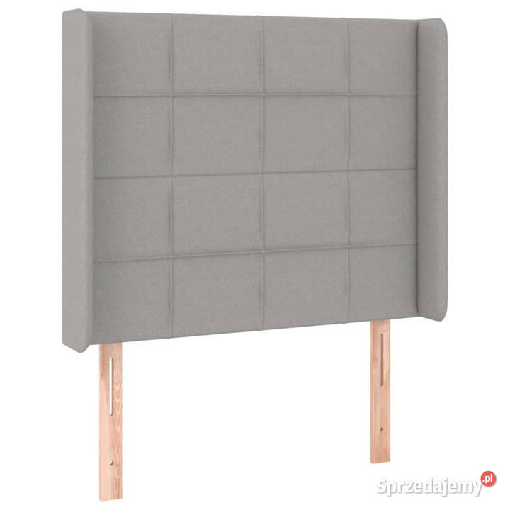 Zagłówek do łóżka z LED jasnoszary 103x16x118128 Dom i Ogród Warszawa