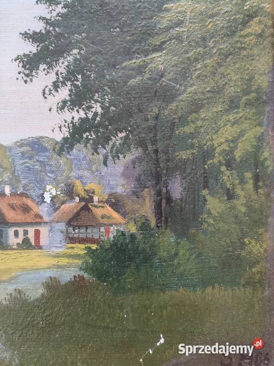 Stary obraz 1886 Kraśnik