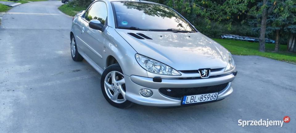 Peugeot 206 CC 16 Benzyna 109 2003 r manualna