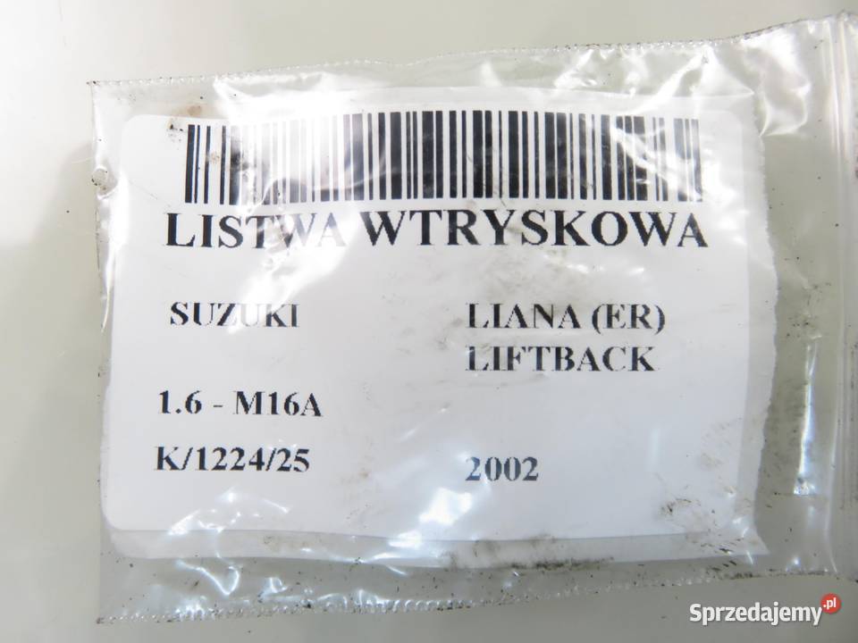 LISTWA WTRYSKOWA SUZUKI LIANA LIFTBACK 16 M16A