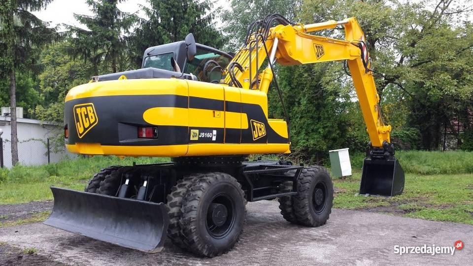 Koparka Kołowa Kołówka JCB 17 ton JS160w 200708 Maszyny budowlane mazowieckie Warszawa