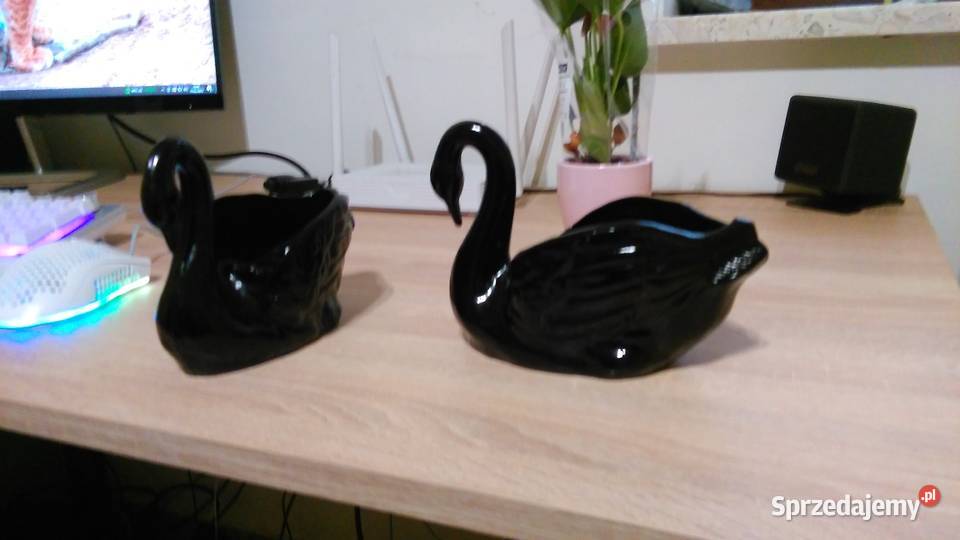 Czarne ceramiczne Łabędzie małopolskie Kęty