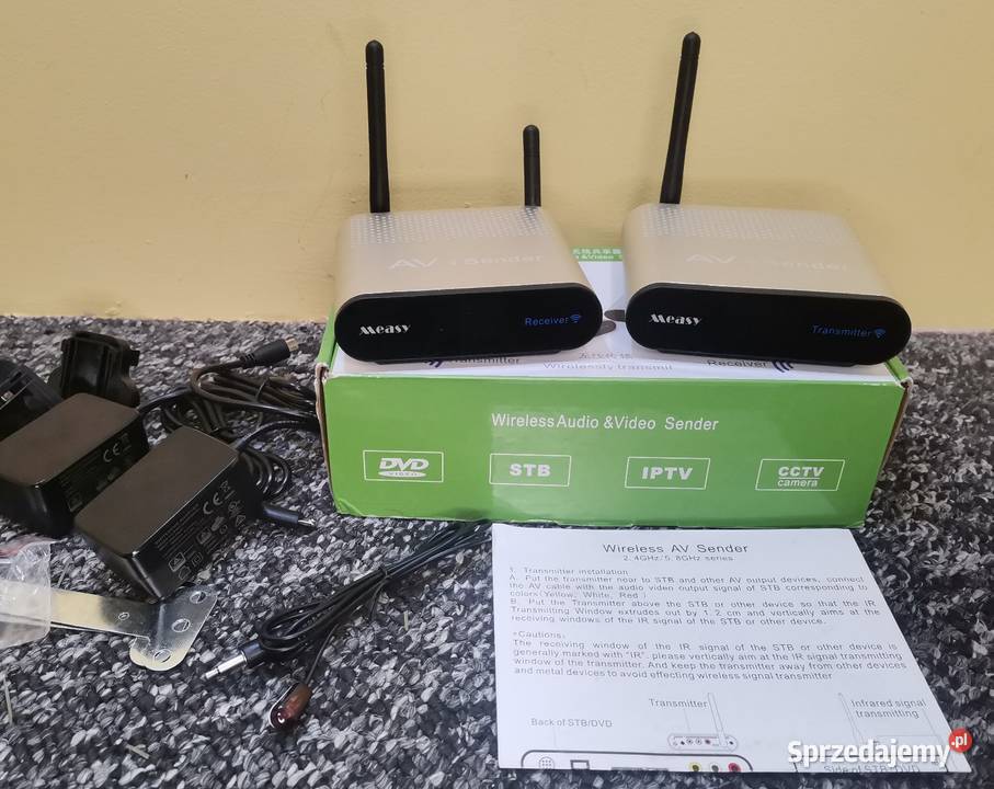 Bezprzewodowy transmiter Measy AV240 Trzcianka