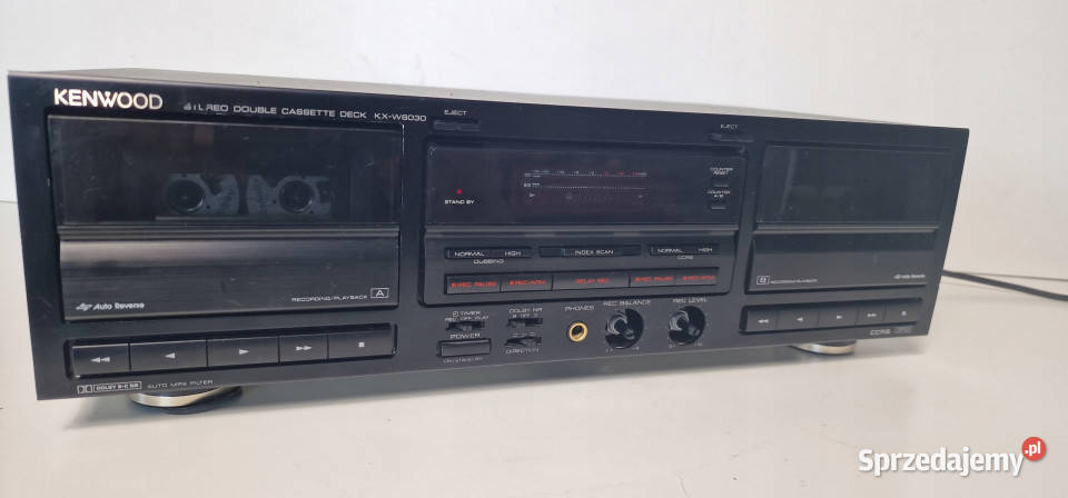 Kenwood magnetofon dwukasetowy KX W 6020 KXW6030 Międzychód