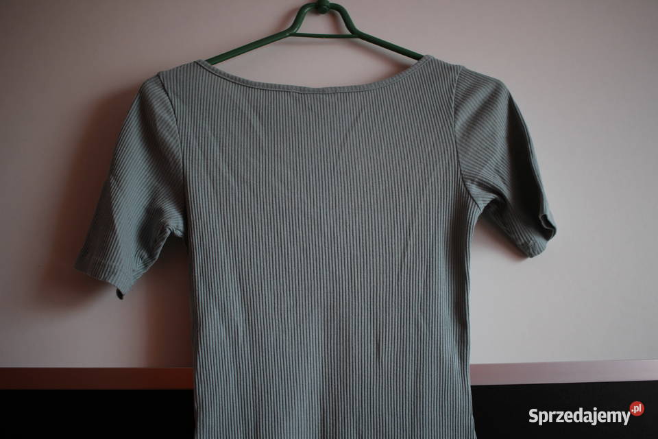 Miętowa koszulka tshirt hm xs 34 Toruń